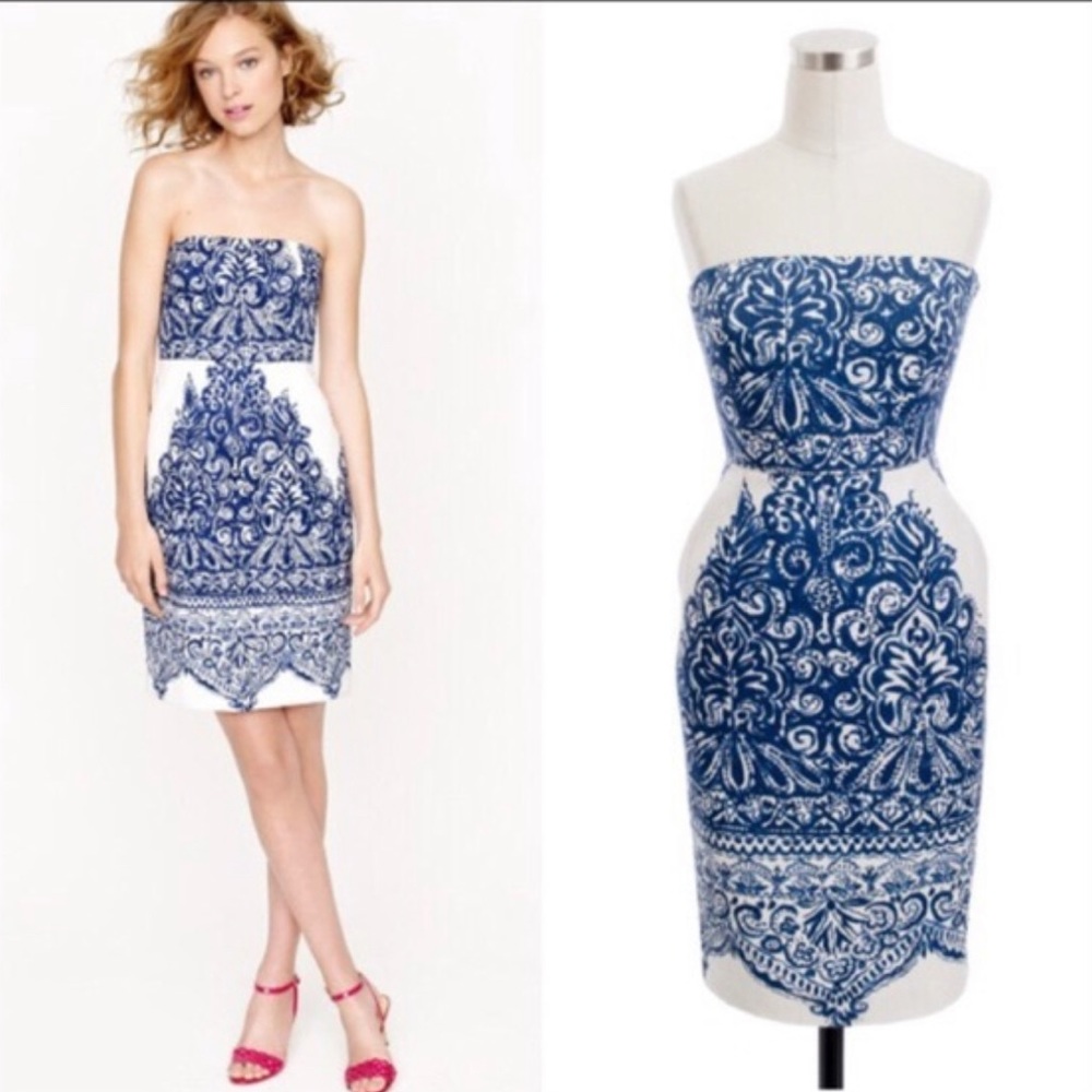 J. Crew COLLECTION Ella Porcelain Dress 2